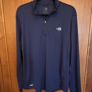 The North Face Blue Half-Zip Jacket